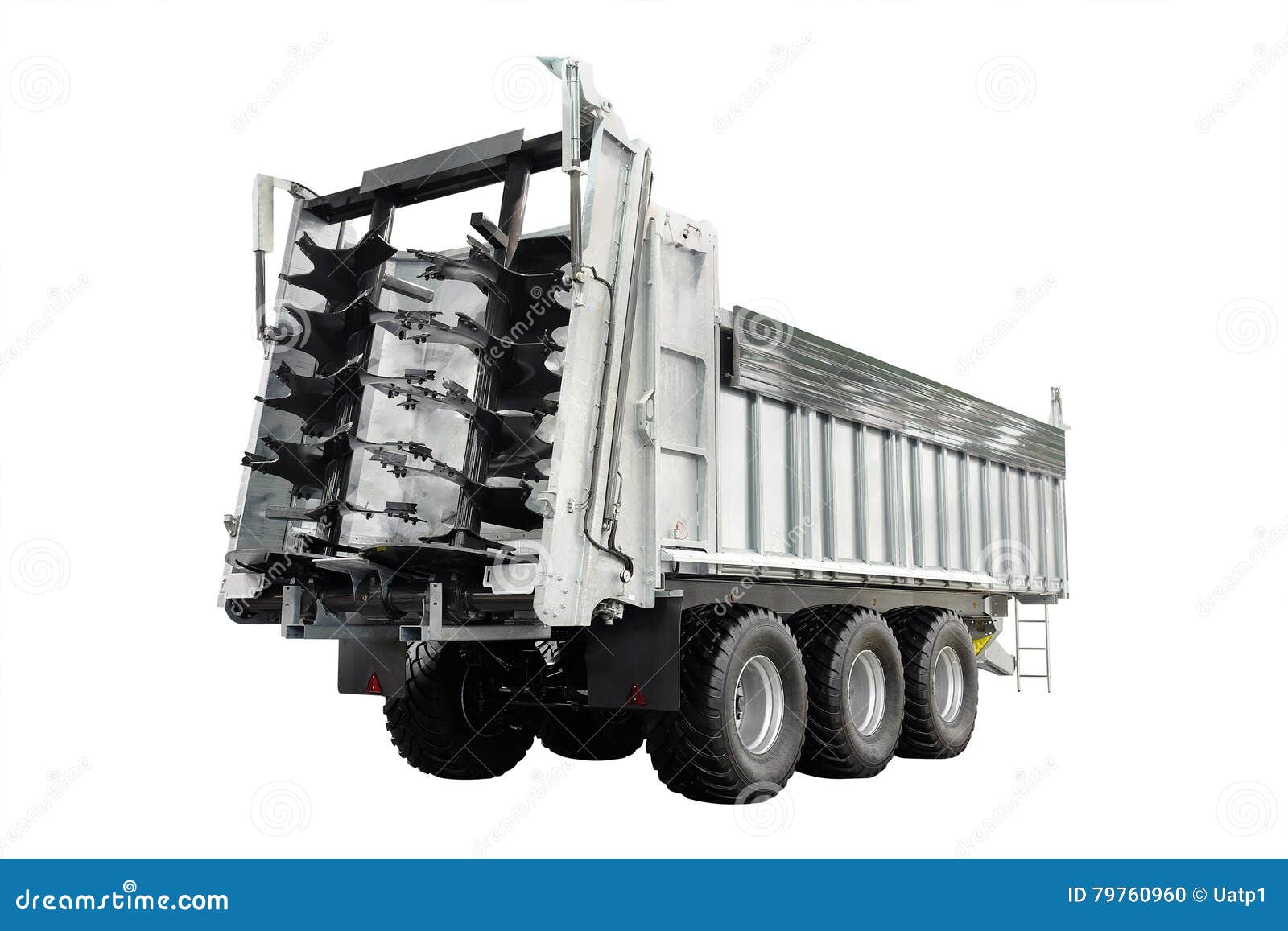 Agricultural trailer stock photo. Image of background - 79760960