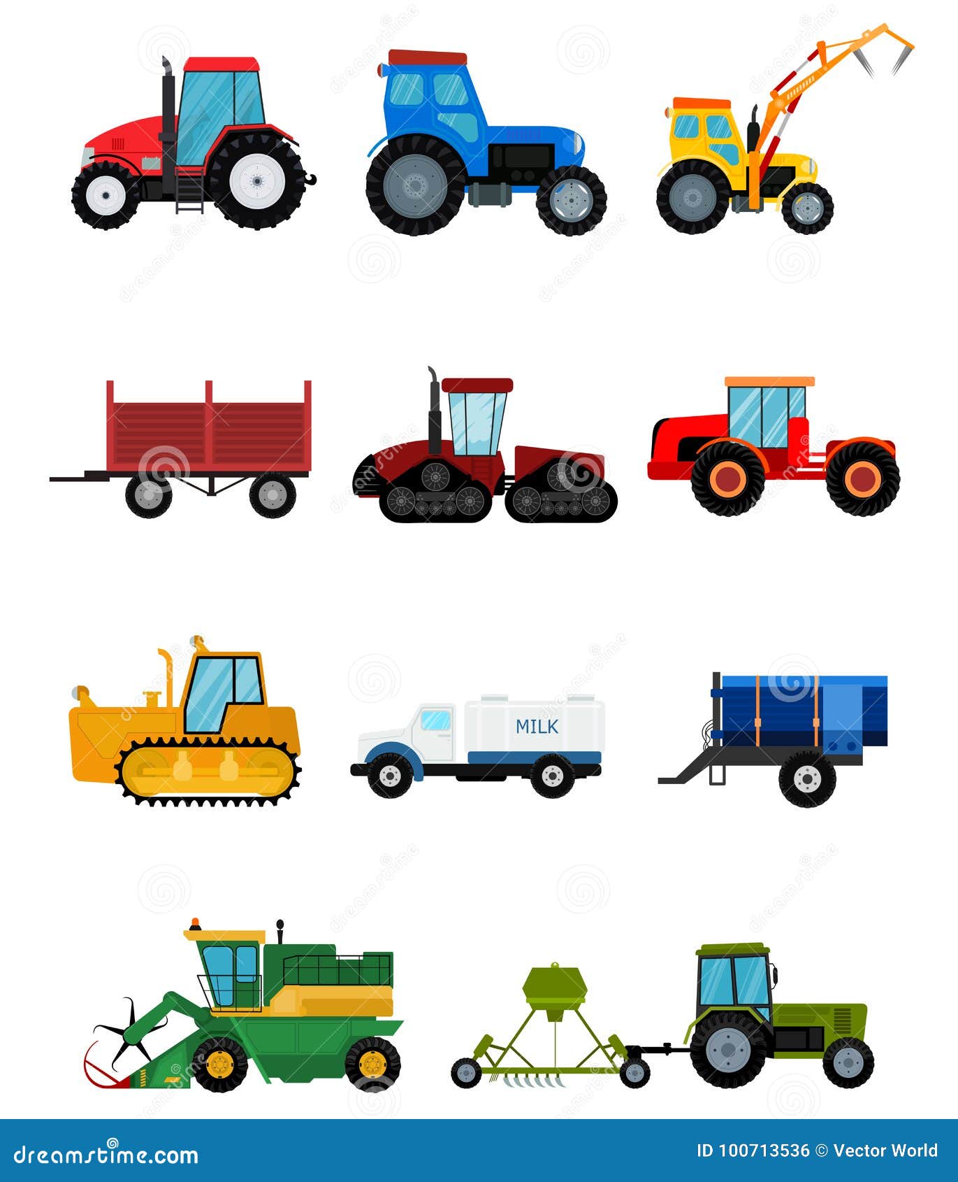 Buy wholesale Complete farm set + Tractor + Silo + Animals - From