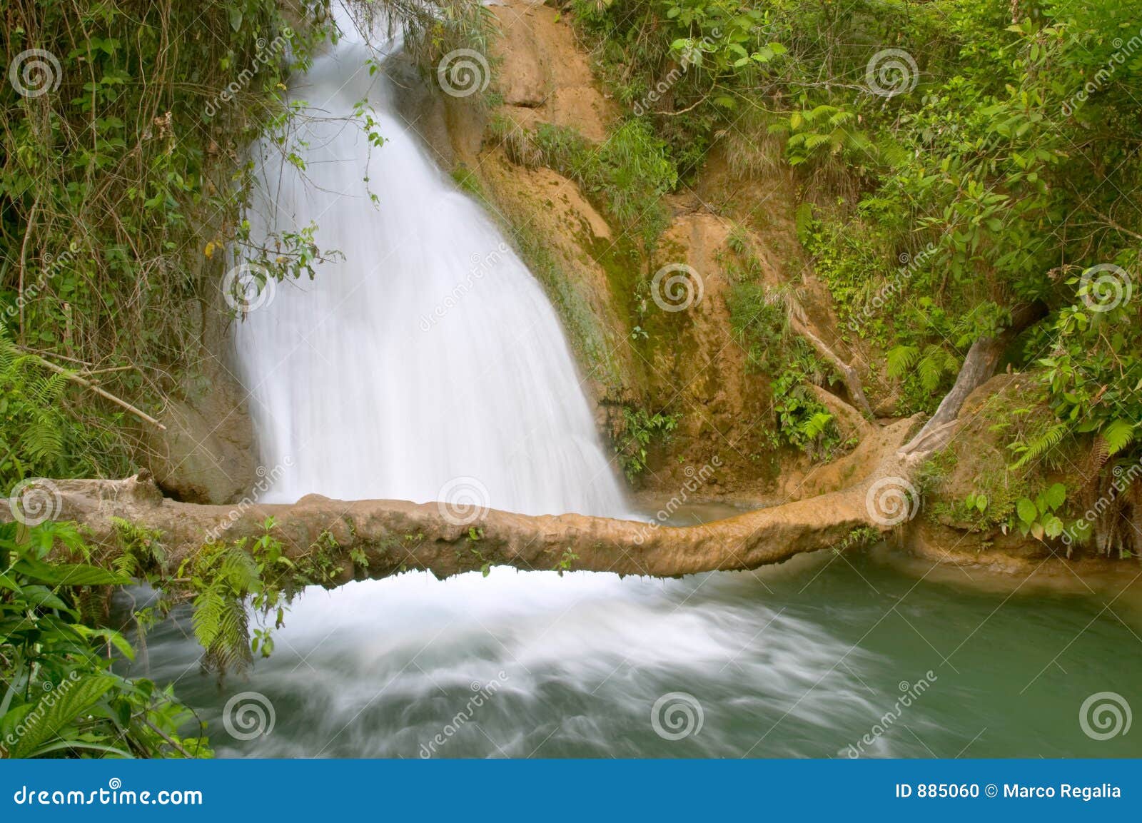 agua azul waterfall