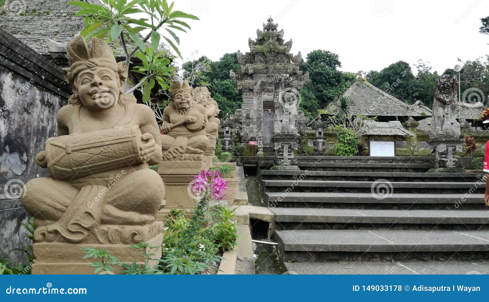Agung Tradicional Del Kori De La Arquitectura Del Balinese Con La
