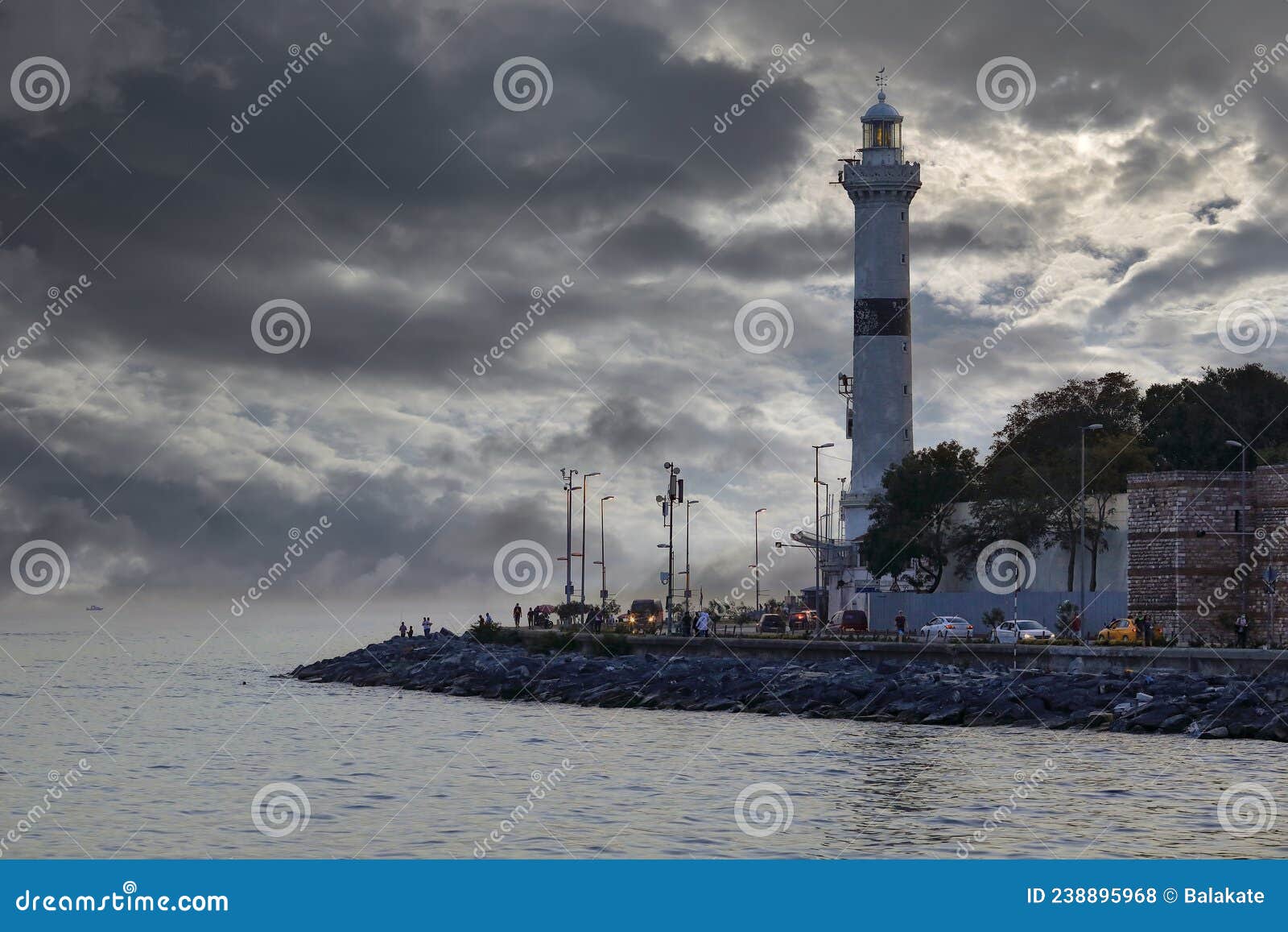 ahirkapi lighthouse. fatih district, city of istanbul, turkey