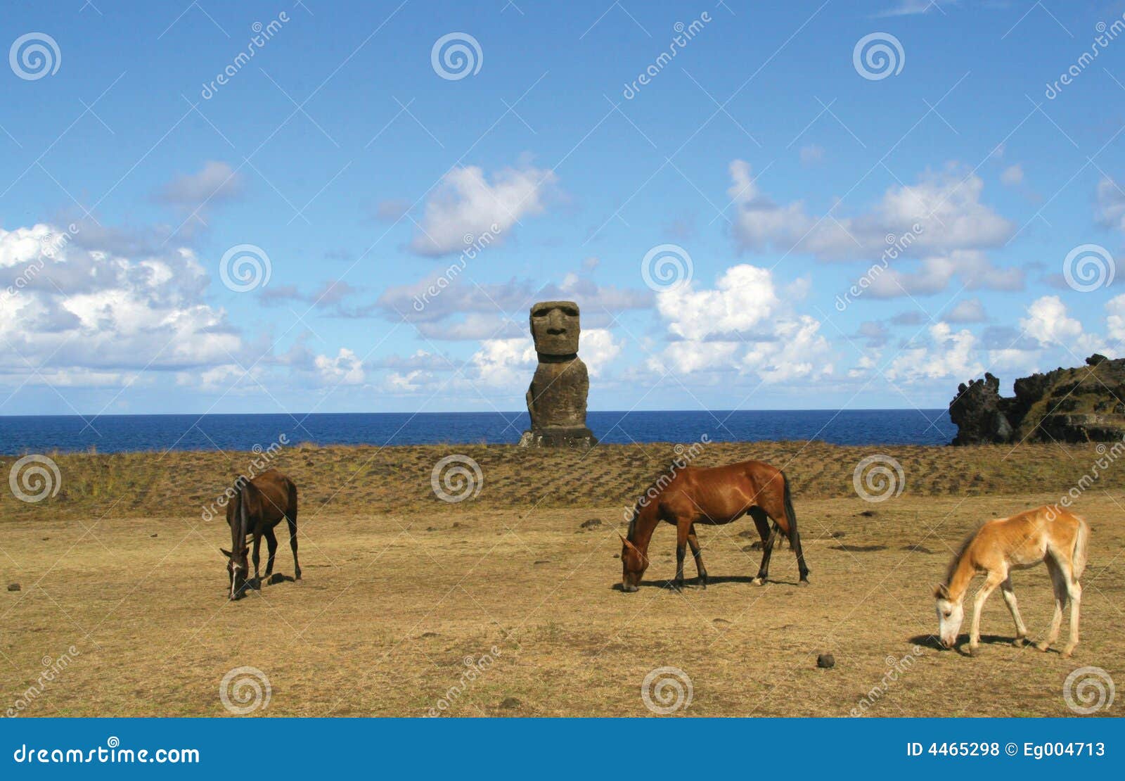 ahu ko te riku, easter island