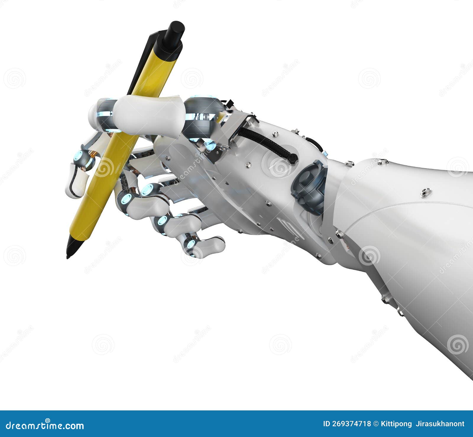Ai Art Generator with Robot Writing Assistant or Essay Generator Hand Hold  Pen Stock Illustration - Illustration of robot, author: 269374718