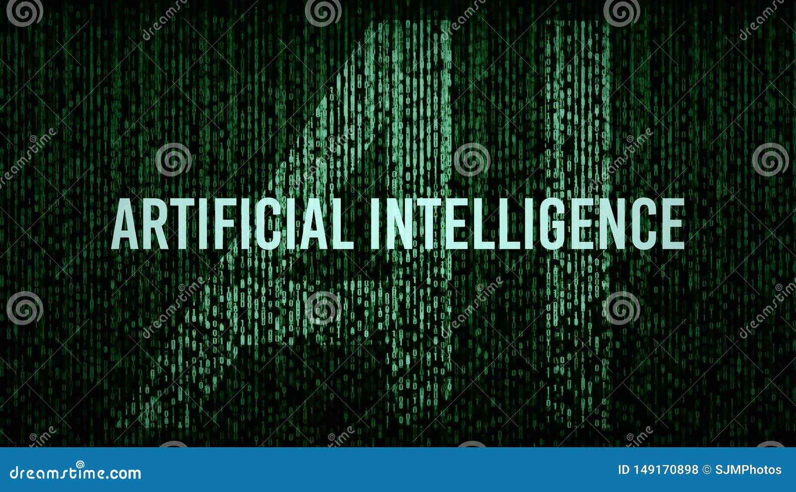 ai artificial intelligence computer code title logo