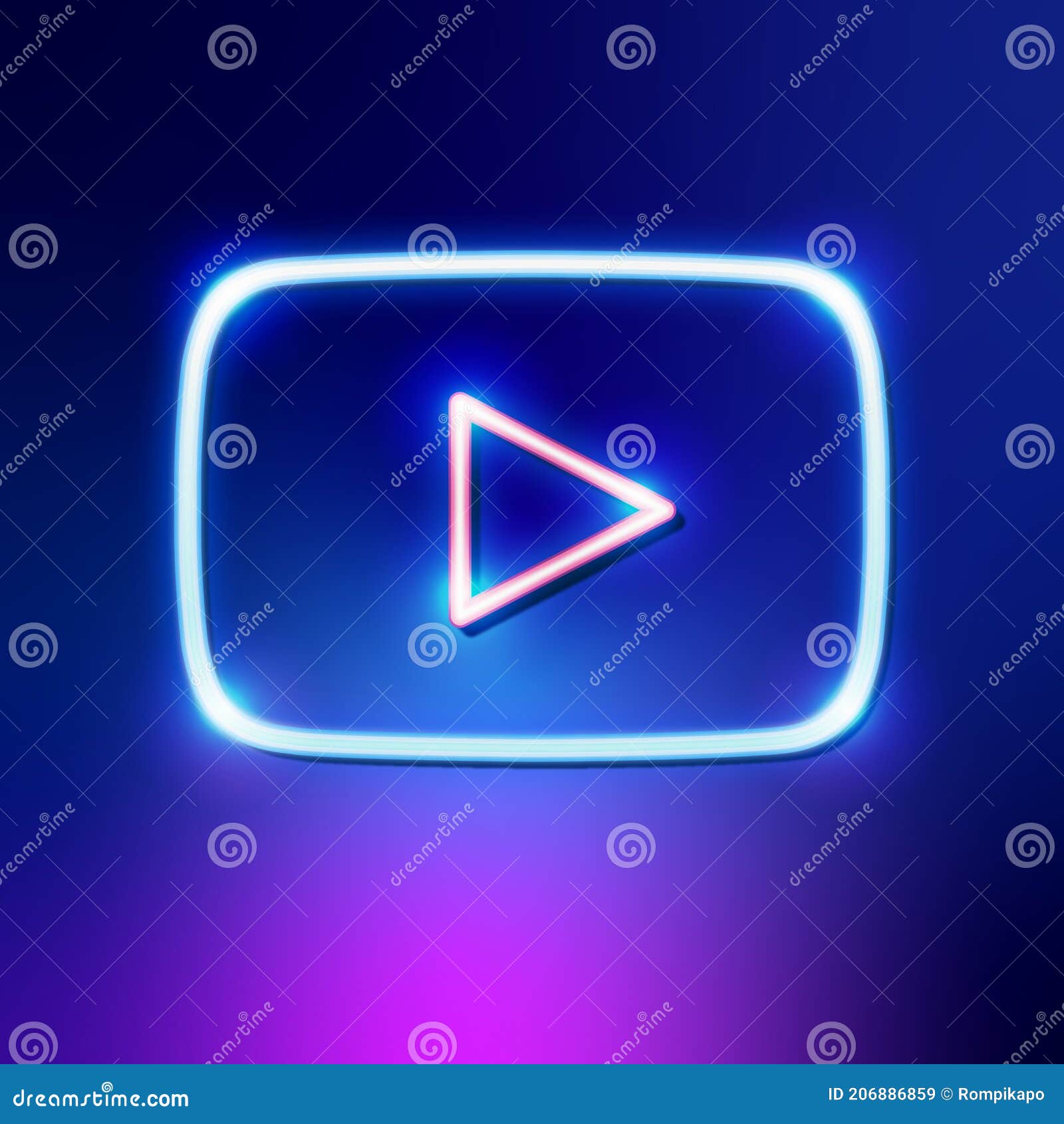 Dark Blue YouTube icon | App store icon, App icon, Ios app icon design