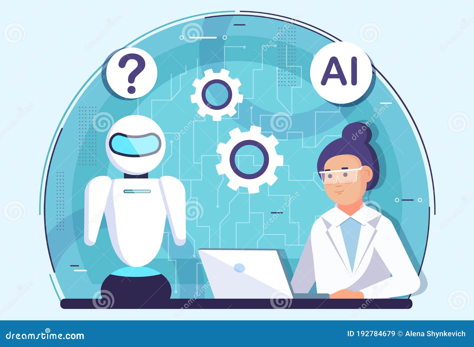 Ai Concept. Ai Background with Futuristic Funny Character with Artificial Intelligence for Mobile Messenger Stock Illustration - Illustration of chatterbot, chat: 192784679 Ai Concept. Ai Background with Futuristic Funny Character with Artificial Intelligence for Mobile Messenger Stock Illustration - Illustration of chatterbot, chat: 192784679