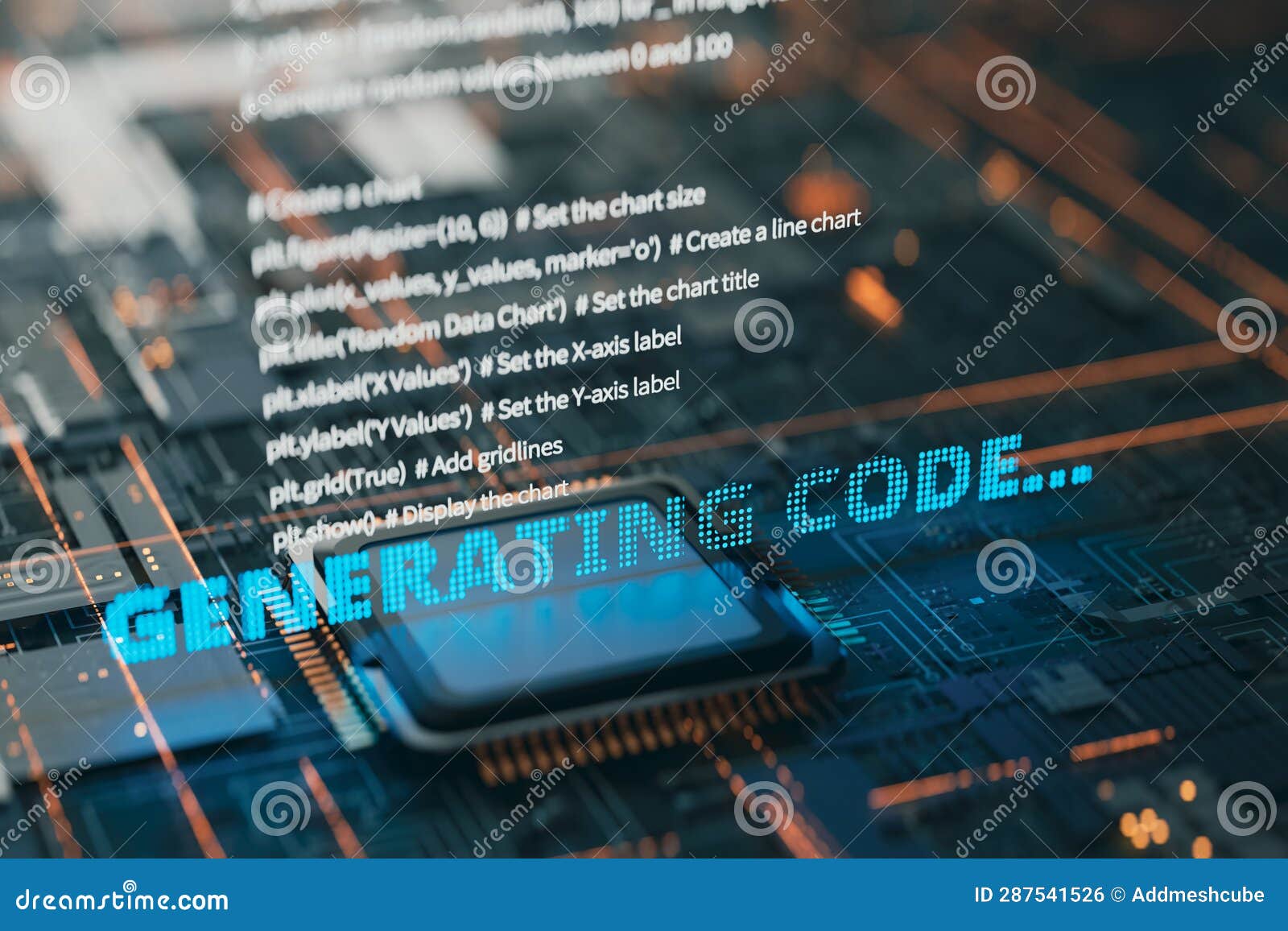 The AI CPU is Generating the Source Code in Response To the User S