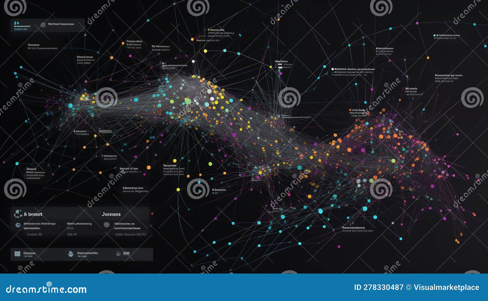 Ai Driven Big Data Analytics Visualization Stock Illustration Ai Driven Big Data Analytics Visualization Stock Illustration