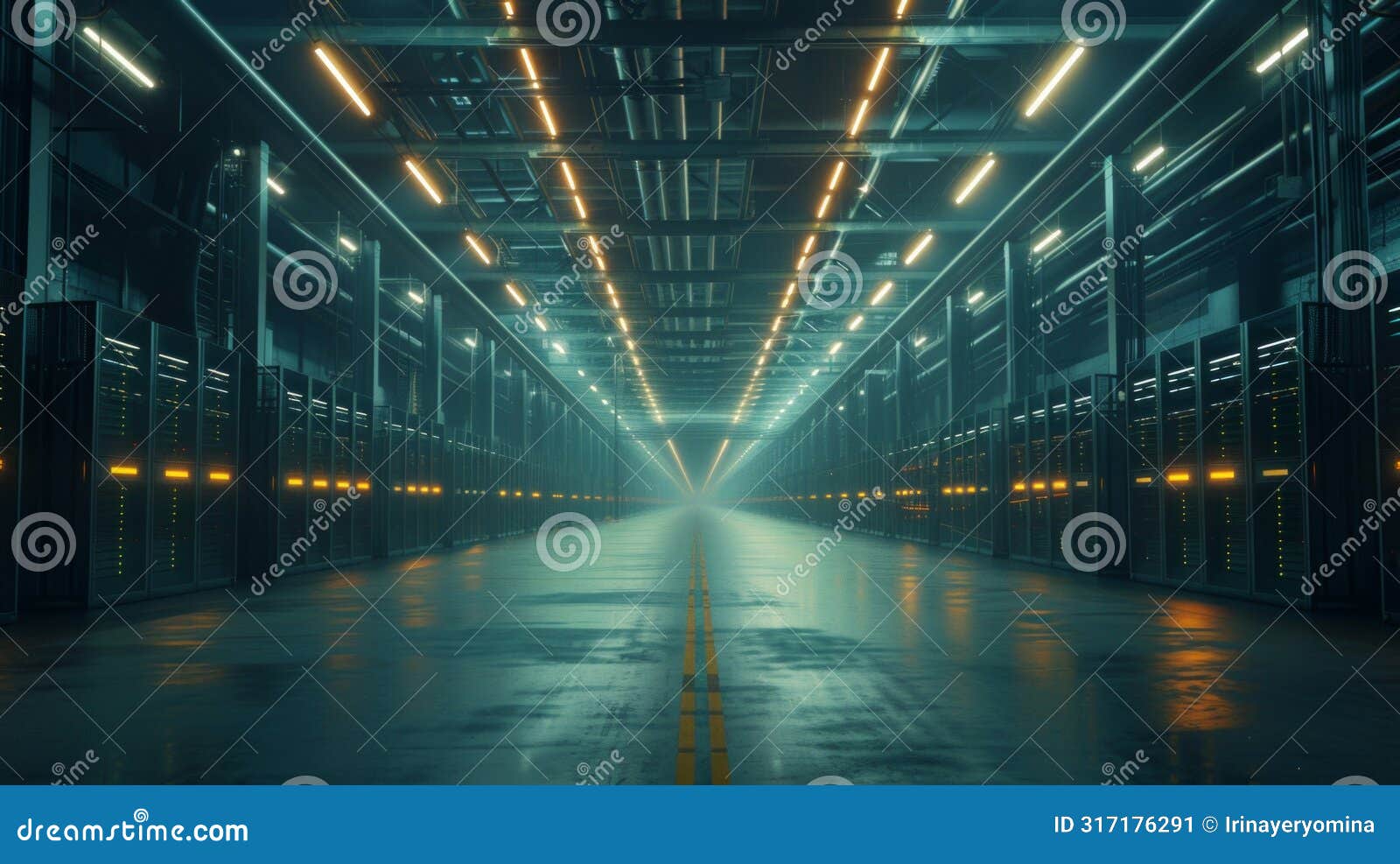 ai energy consumption: massive data centers in industrial space