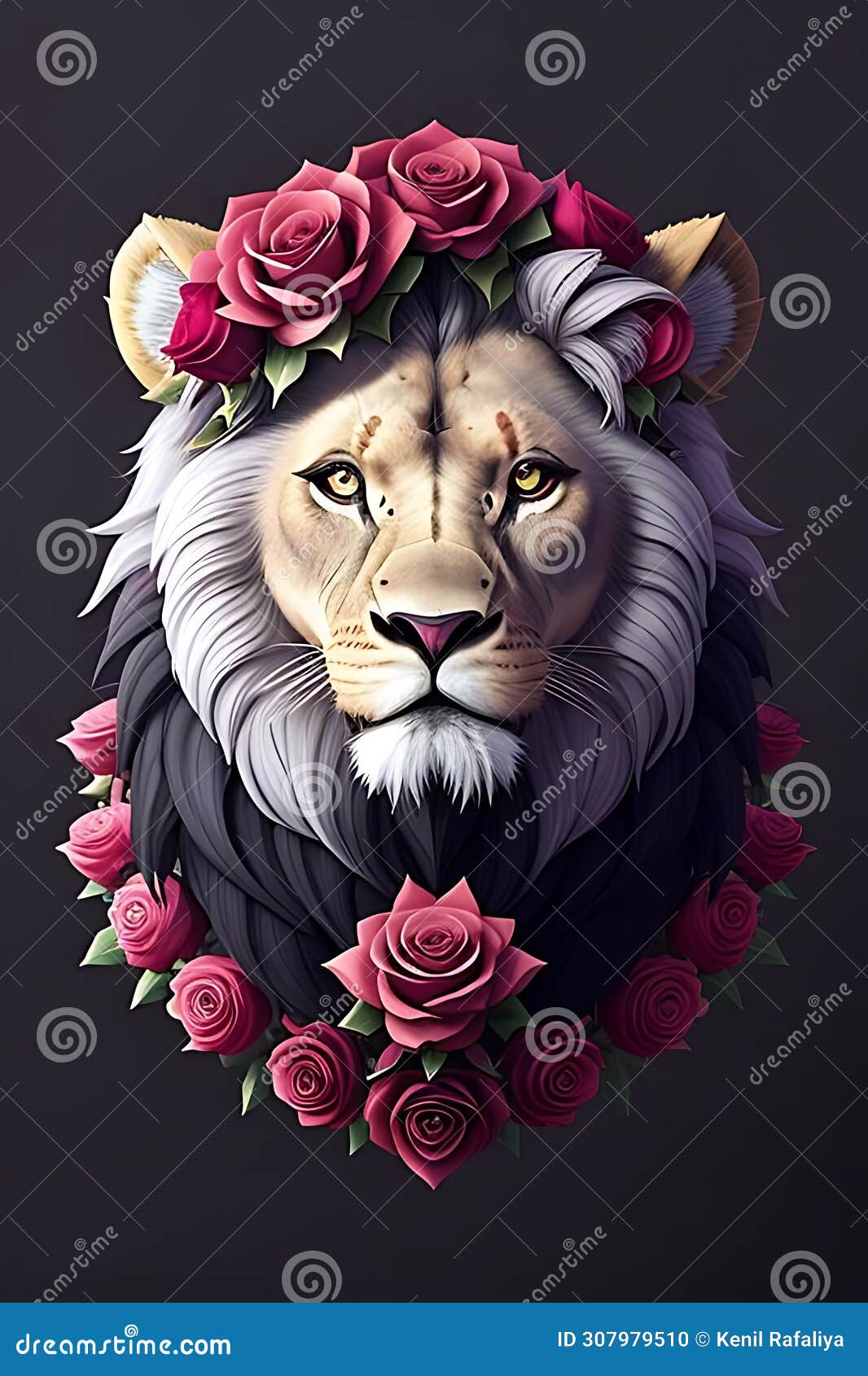 the lion and the roses