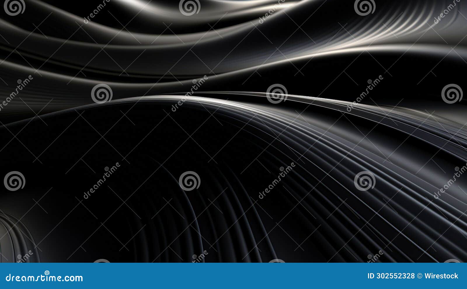 AI Generated Black Metallic Wallpaper Stock Illustration - Illustration