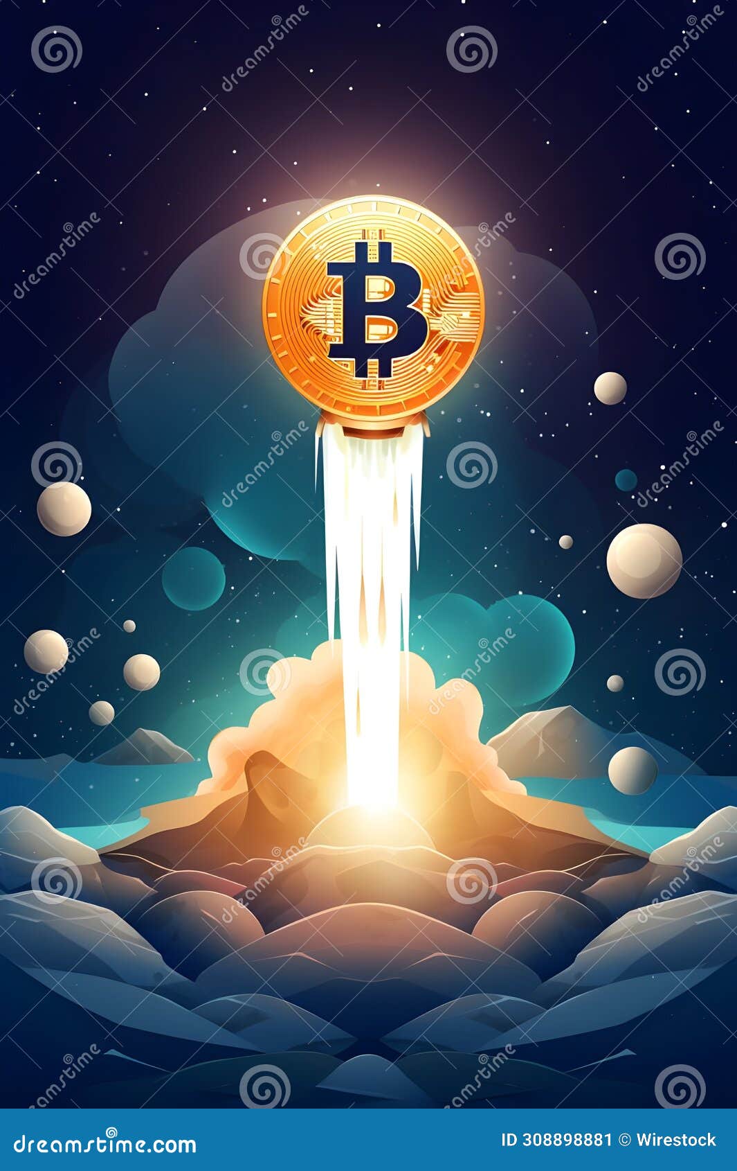 81 Bitcoin Art Ai Rocket Stock Illustrations, Vectors & Clipart - Dreamstime