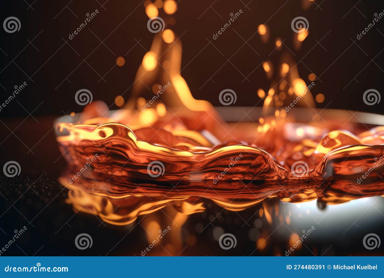 AIgenerated Illustration Depicting the Physical Process of Boiling in