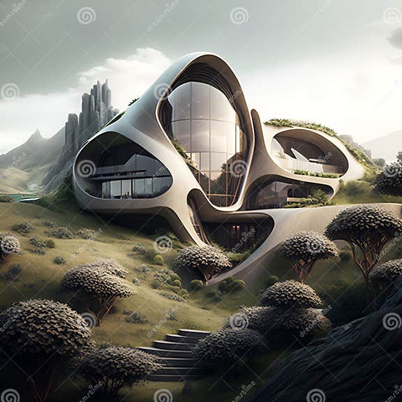 AI generated house stock illustration. Illustration of decor - 269447900