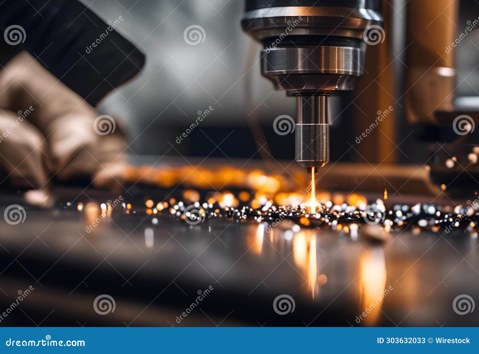 ai generated  of a laboratory microscope being used to magnify a chemical liquid