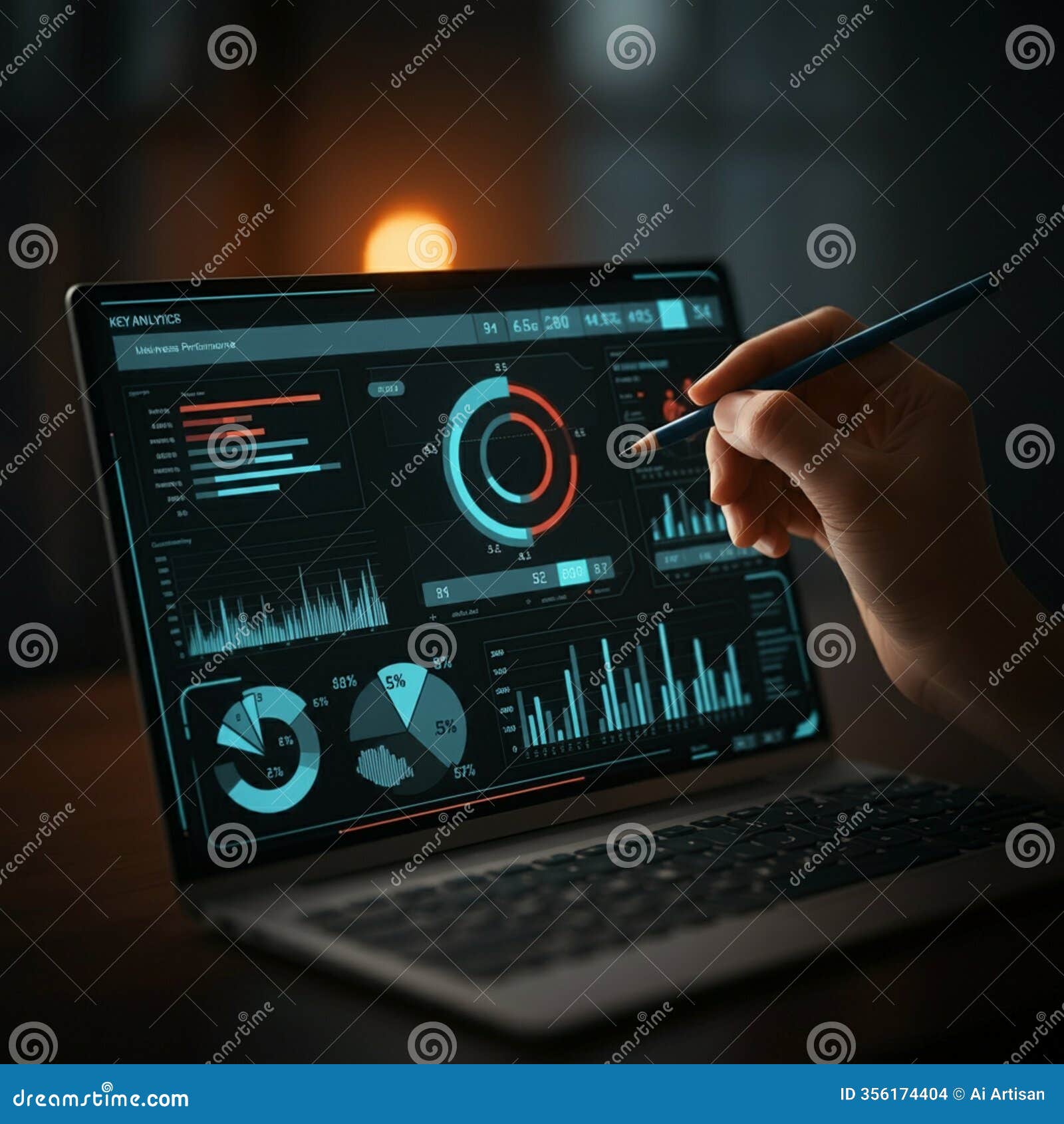 ai-generated image: business chart displaying growth and success trends