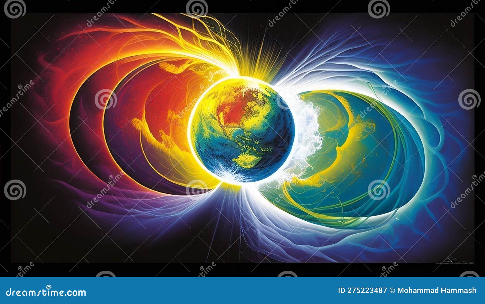 Radiant Energy of Earth S Electromagnetic Field, Made with Generative