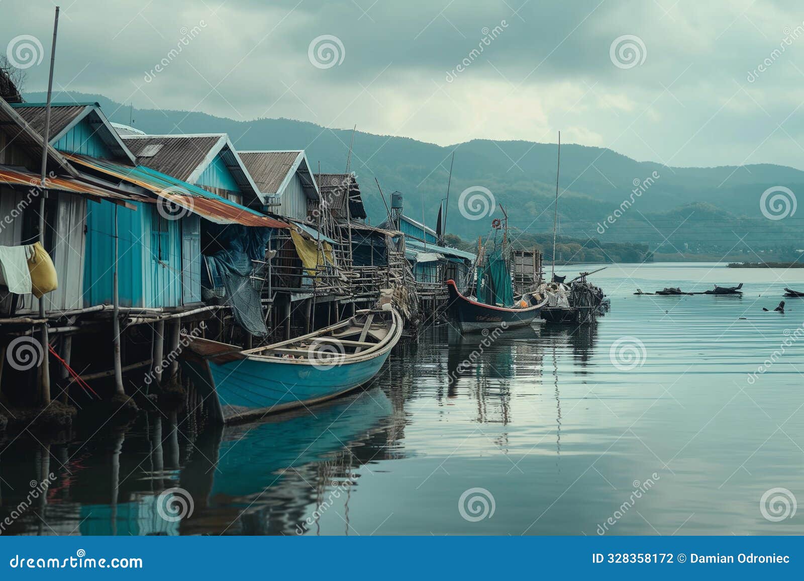 traditional life in a floating village