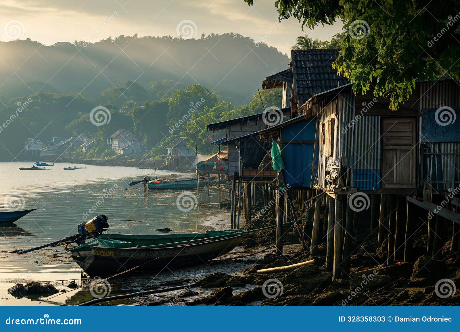 traditional life in a floating village