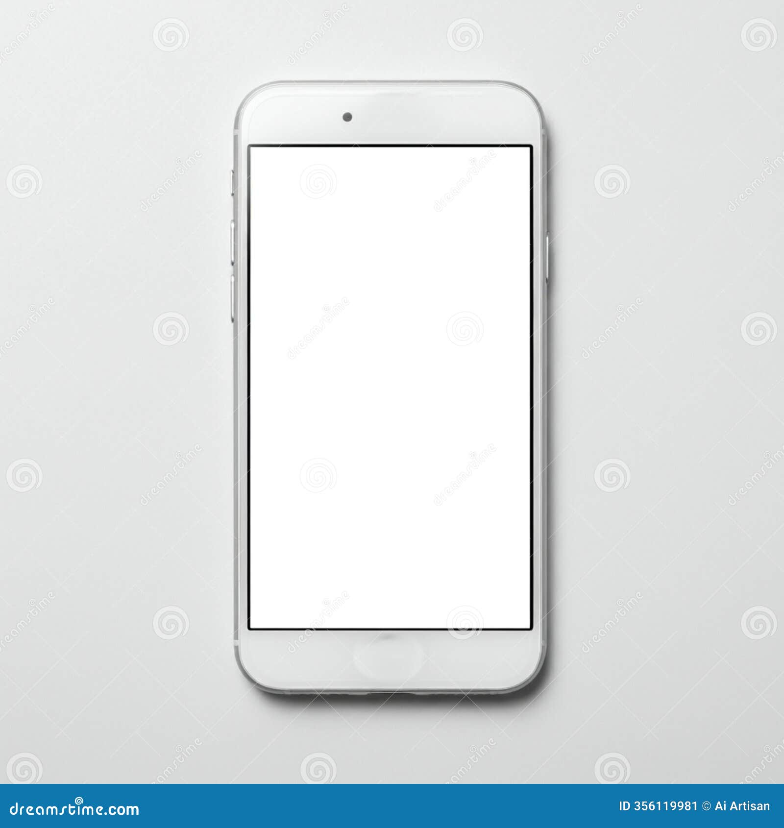 ai-generated image: modern smartphone mockup with minimalist 