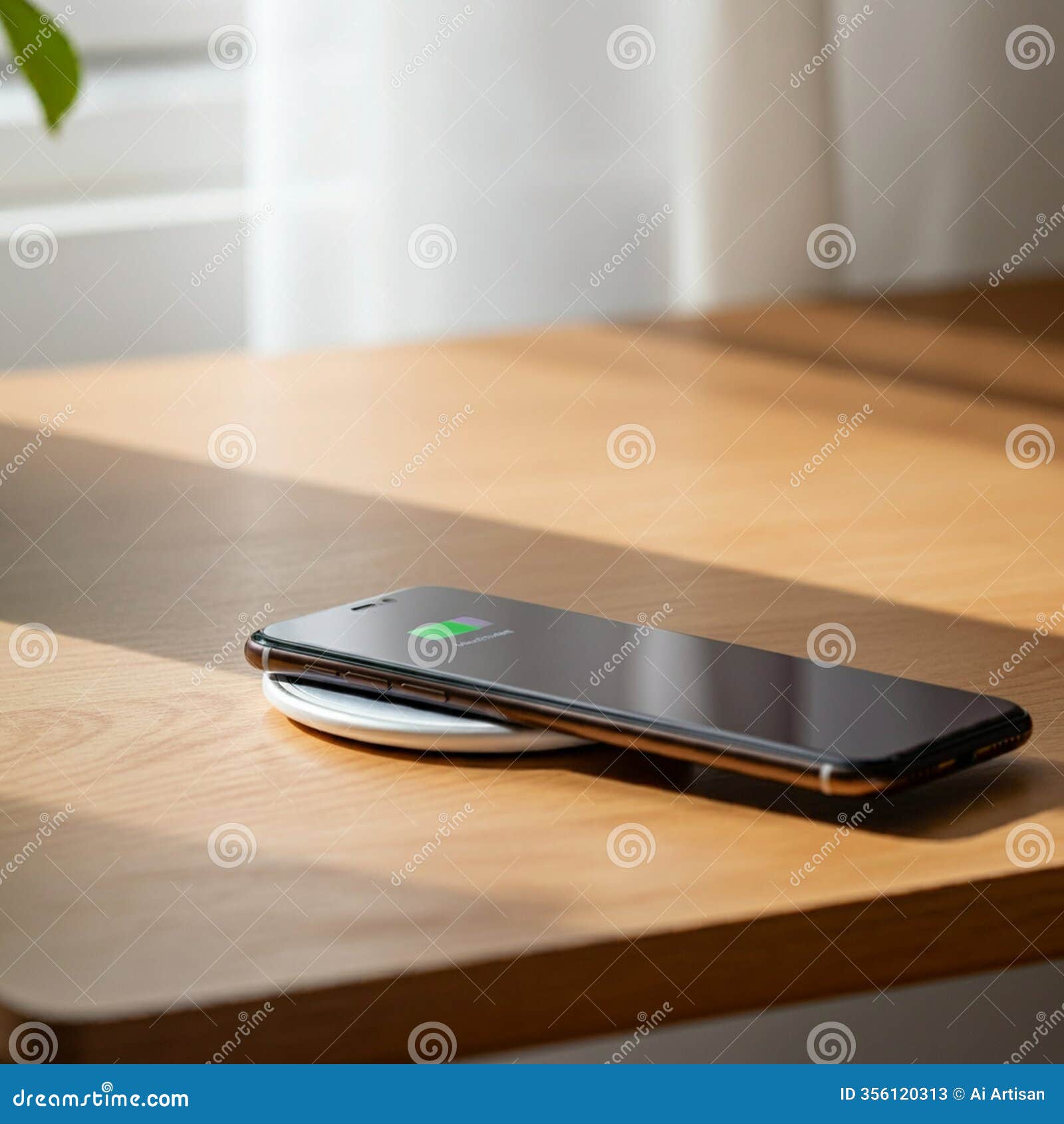 ai-generated image: modern smartphone mockup with minimalist 