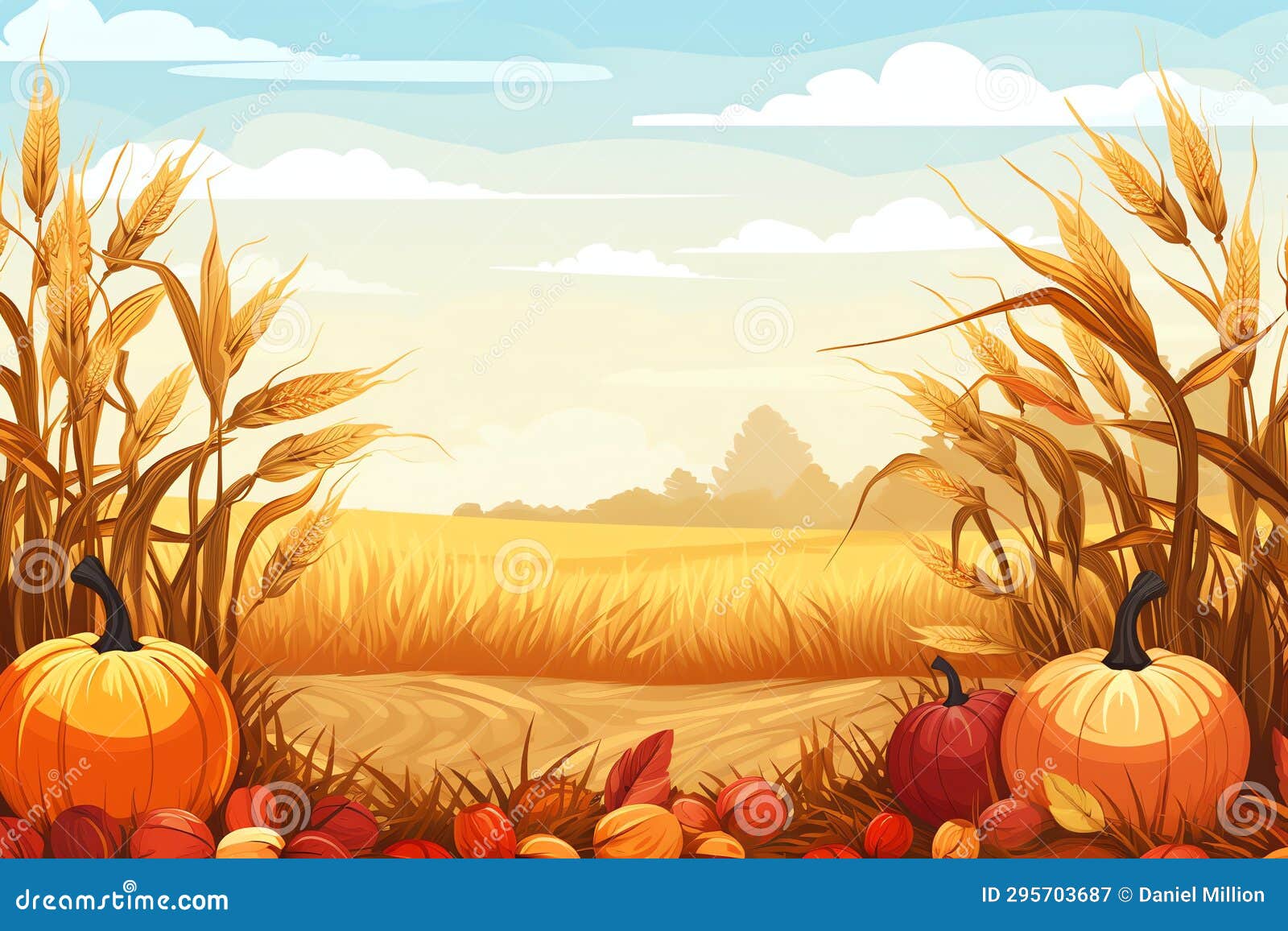 a harvest festival scene  fall background