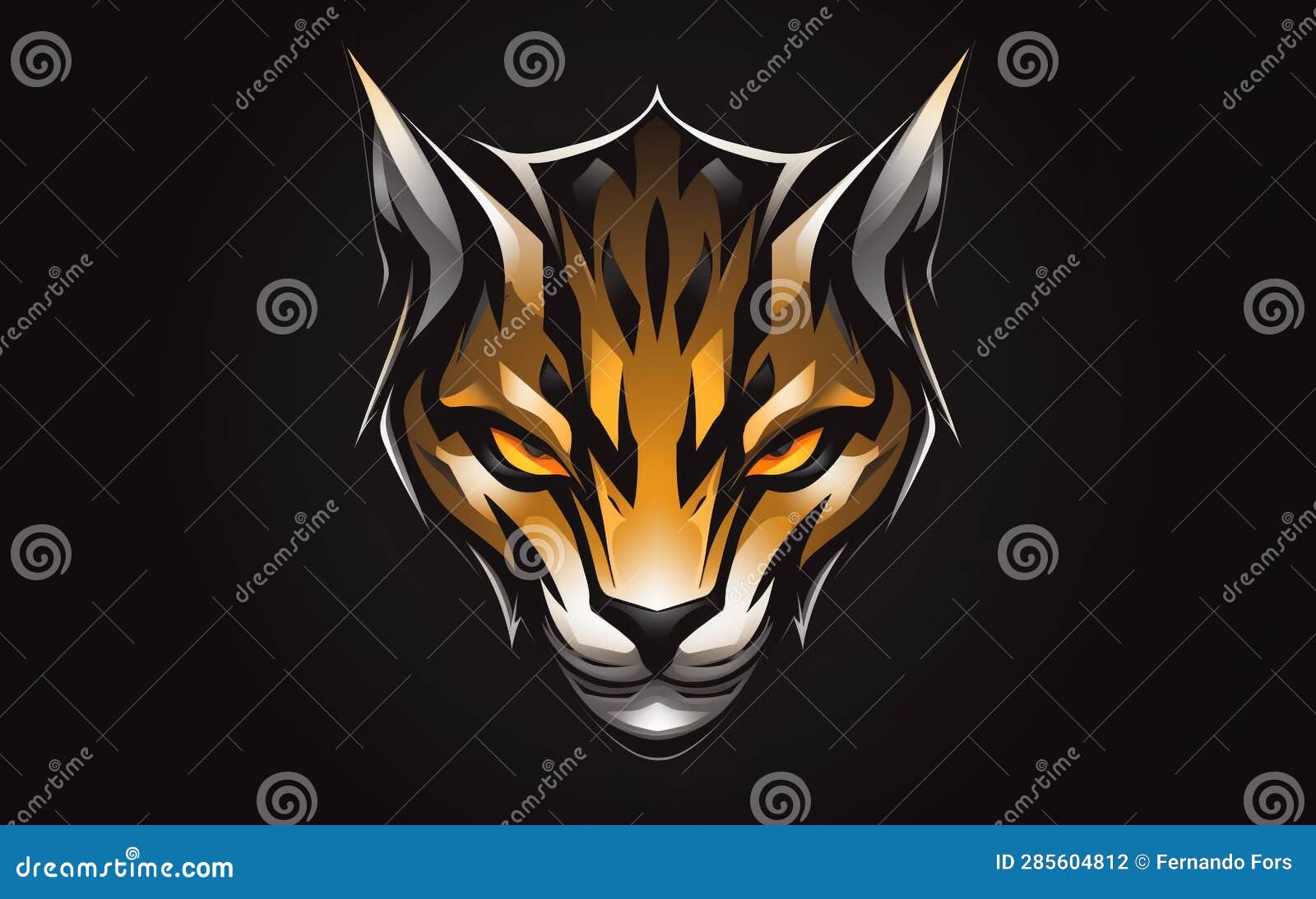 jungle majesty: wild cat logo 