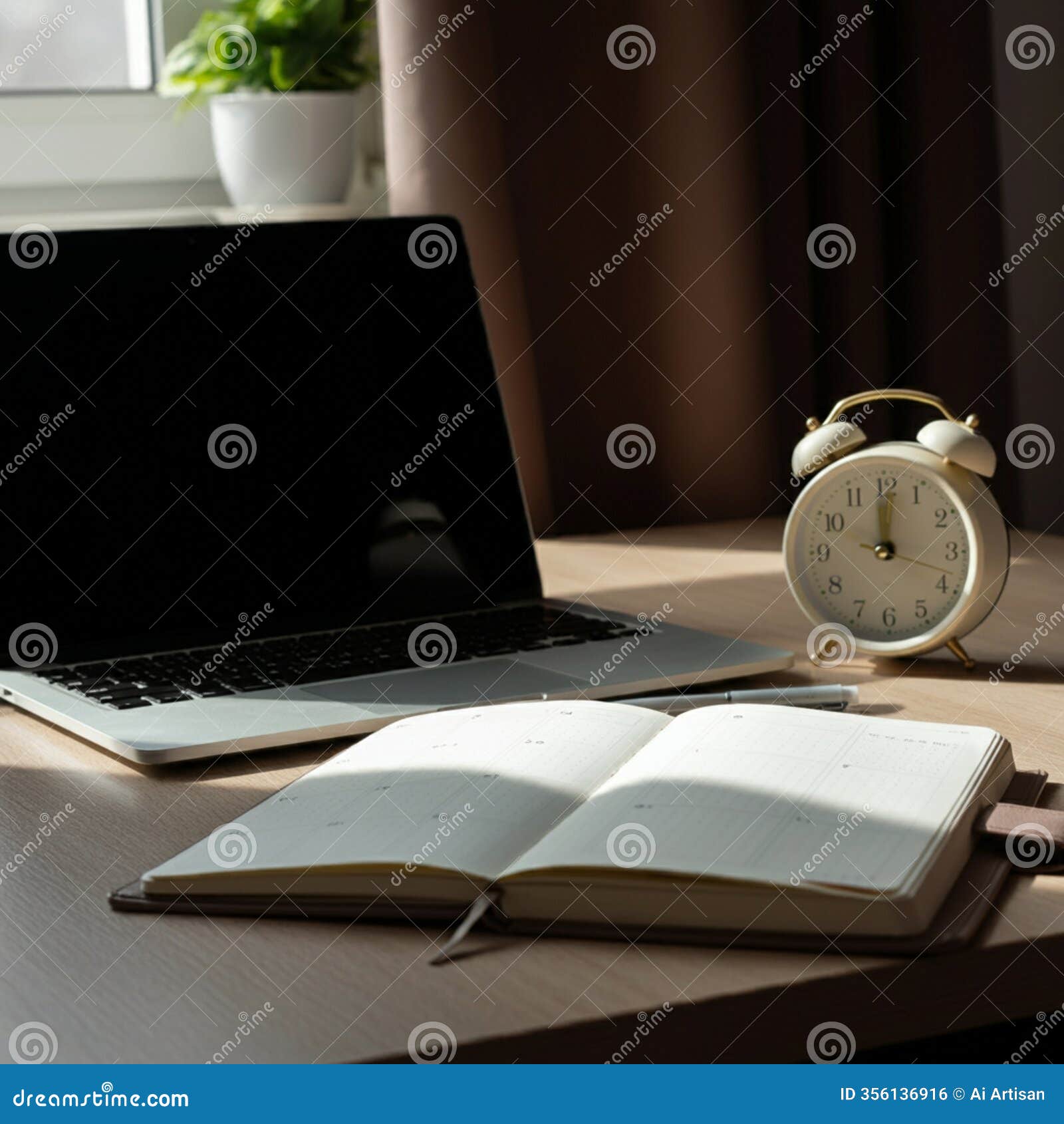 ai-generated image: sleek laptop mockup for digital display