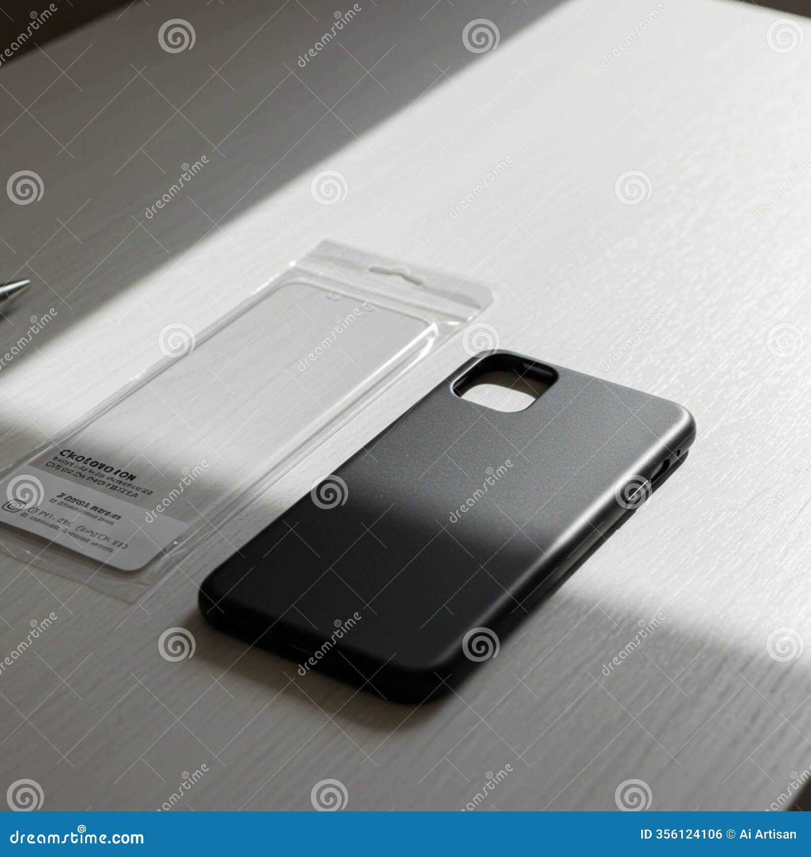 ai-generated image: sleek mobile phone mockup for app and website displays