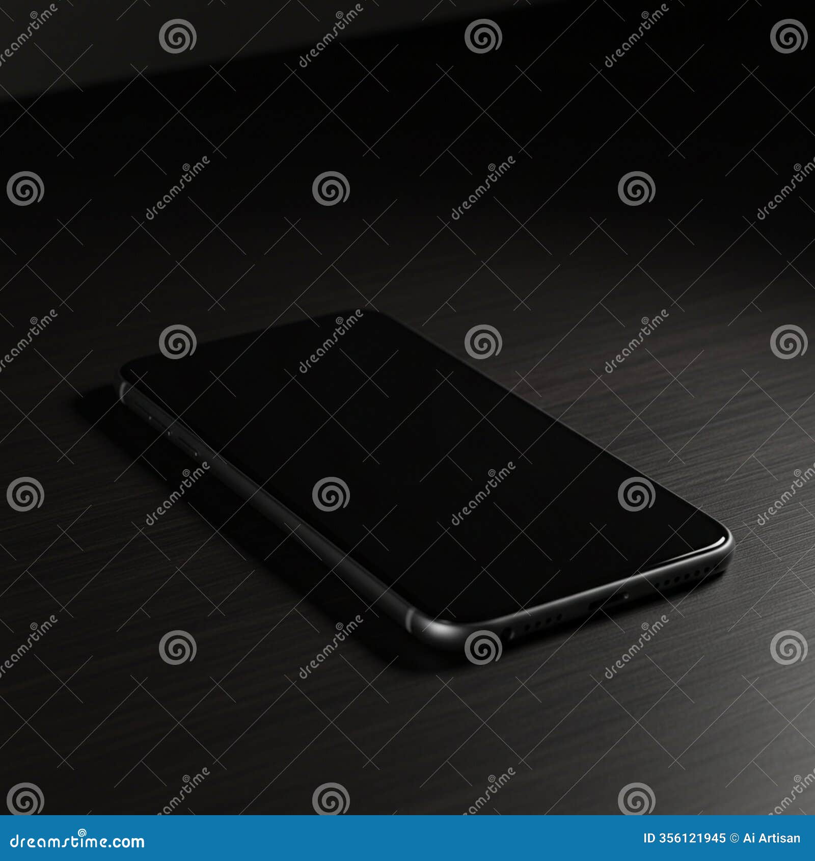 ai-generated image: sleek mobile phone mockup for app and website displays