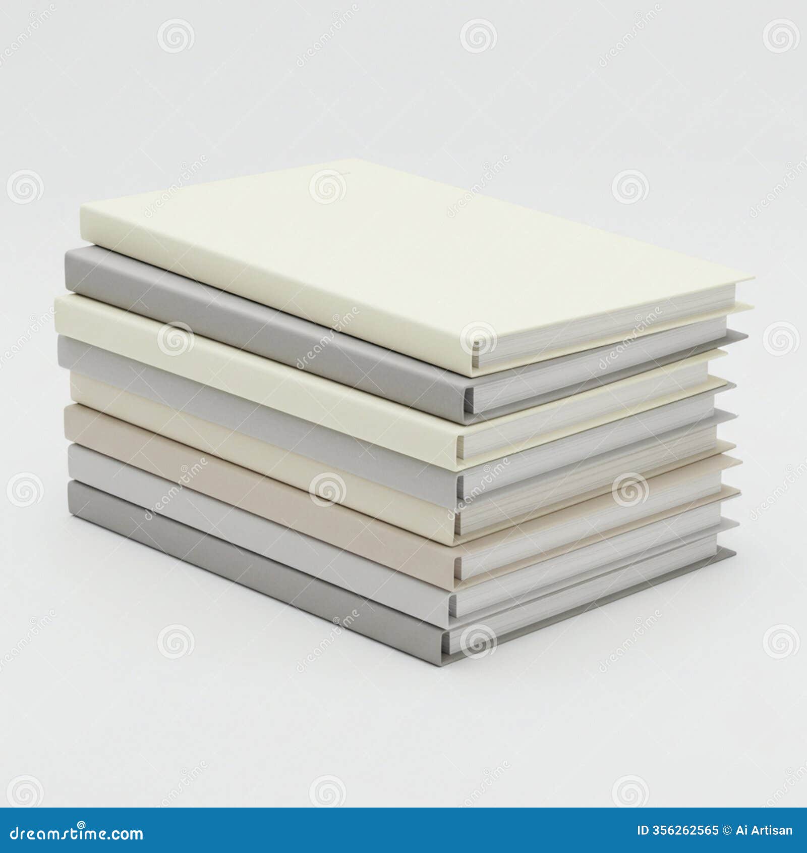 ai-generated image: stack of books for knowledge and inspiration