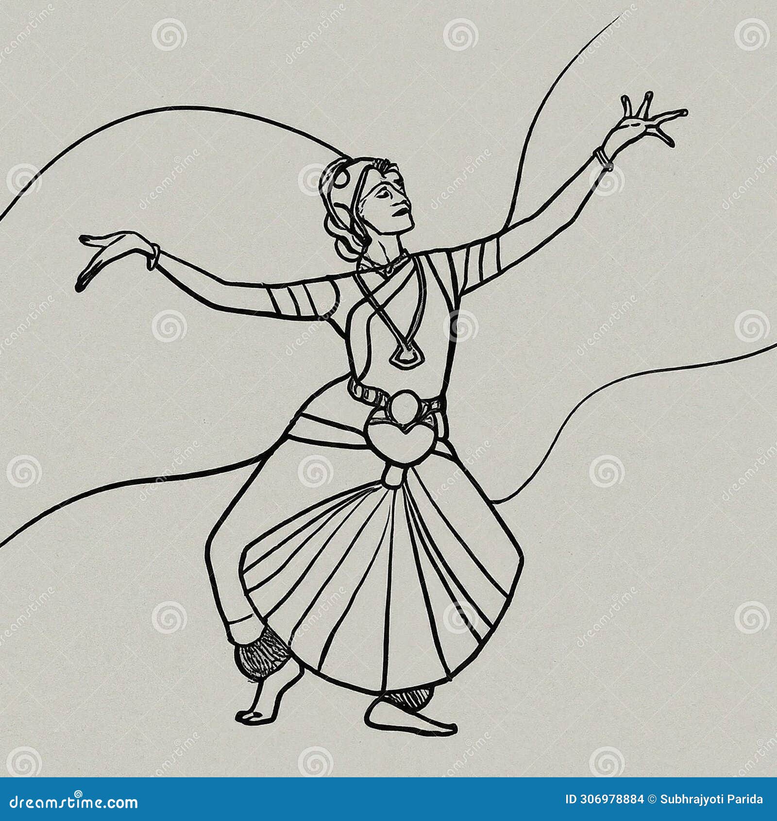 Isolated Contour Silhouettes Indian Dancers. Vector Set Royalty Free SVG,  Cliparts, Vectors, and Stock Illustration. Image 59763197.