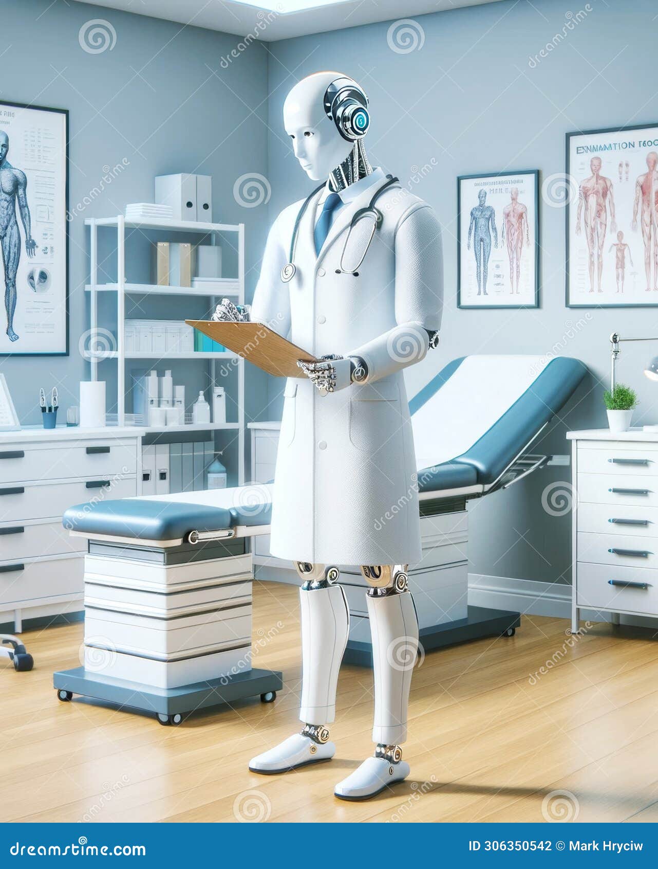 Futuristic Medical Professional Doctor Physician Ai Robots Cyborg Futuristic Medical Professional Doctor Physician Ai Robots Cyborg