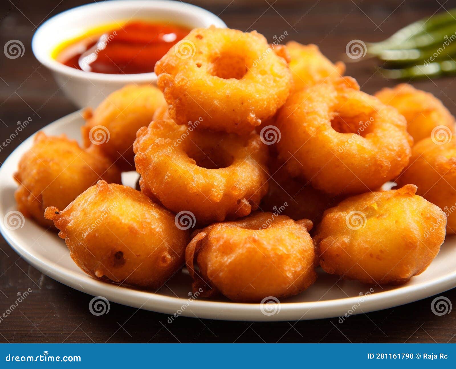 Vada - South Indian Dish stock illustration. Illustration of deep
