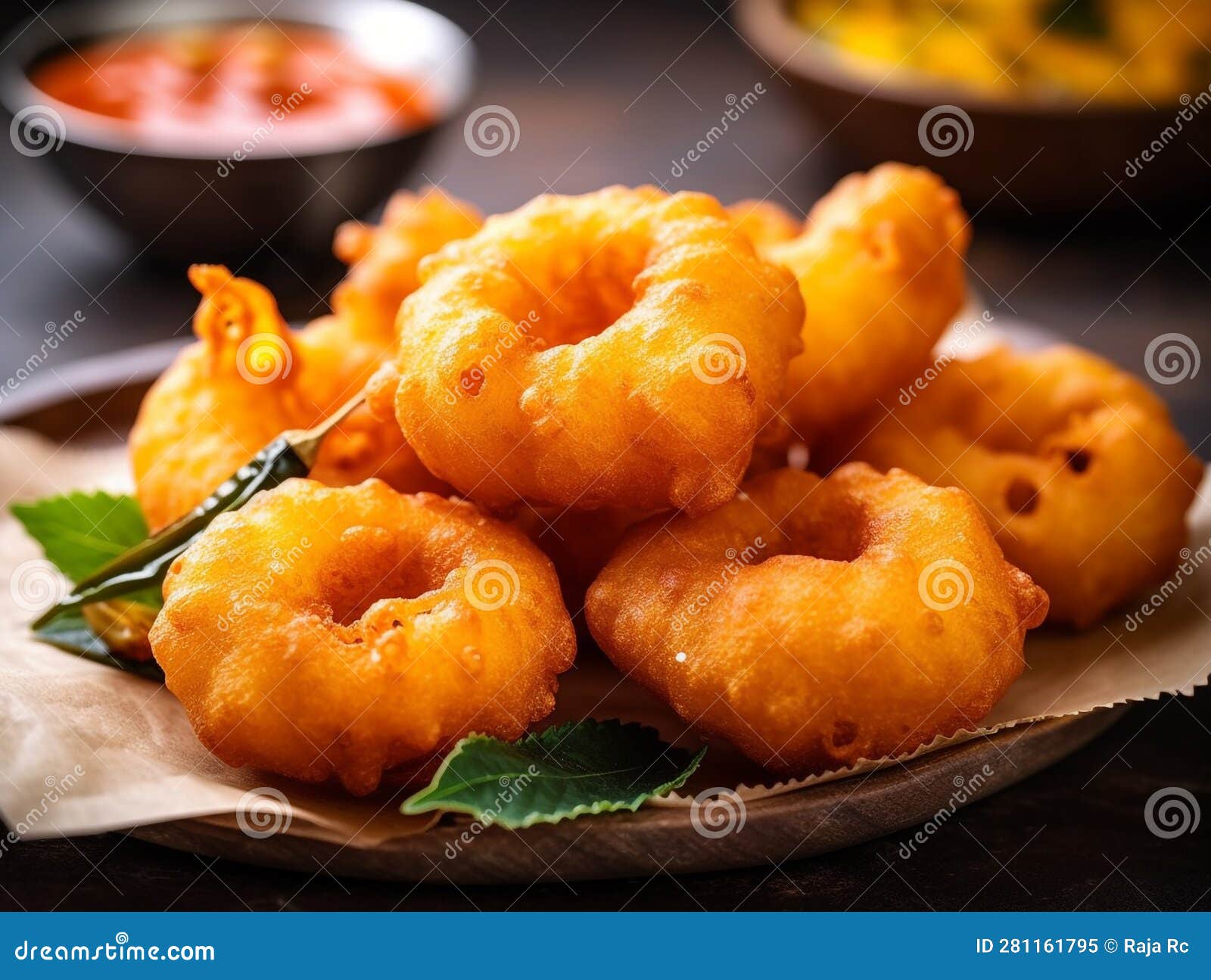 Vada - South Indian Dish stock illustration. Illustration of kerala