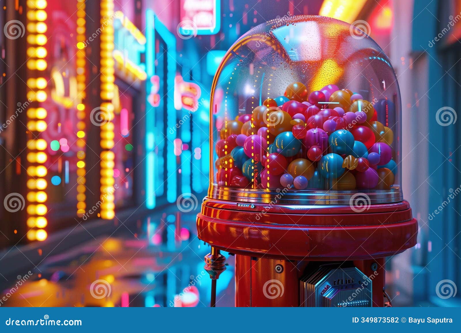 ai generative round gum machine