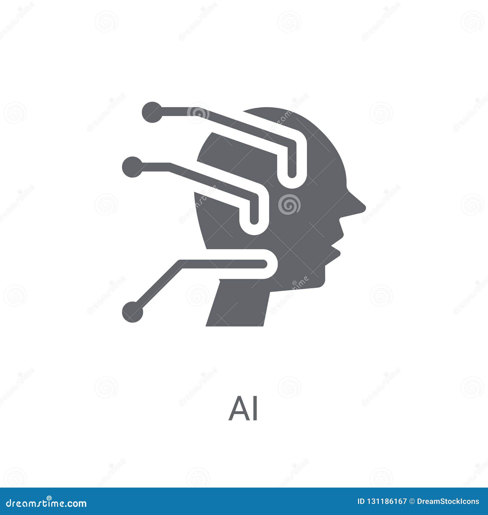 AI Icon. Trendy AI Logo Concept On White Background From ...