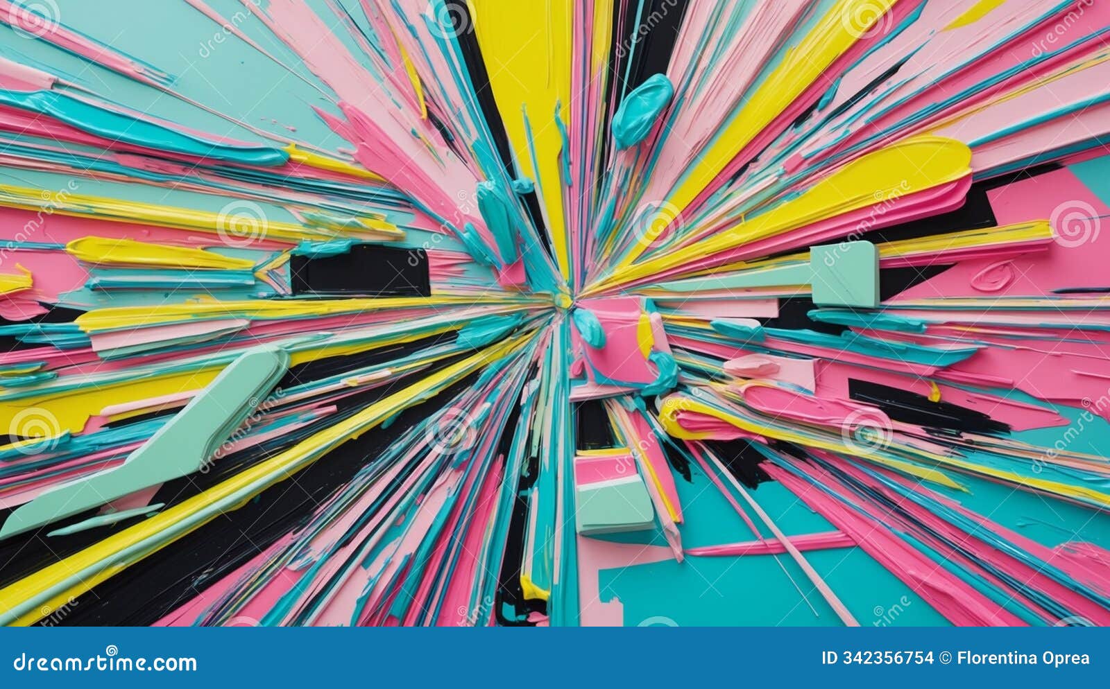 ai image of a vibrant and energetic  in art style