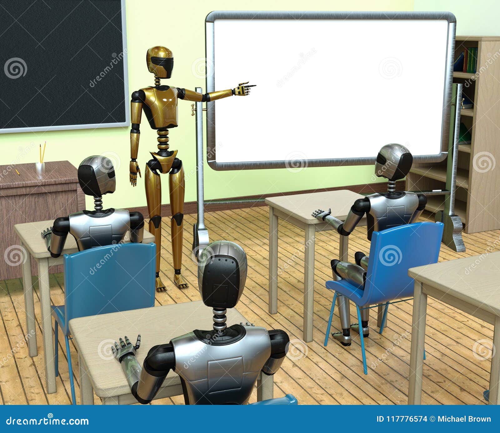 AI Machine Learning Robot Technology Future Stock Photo ...