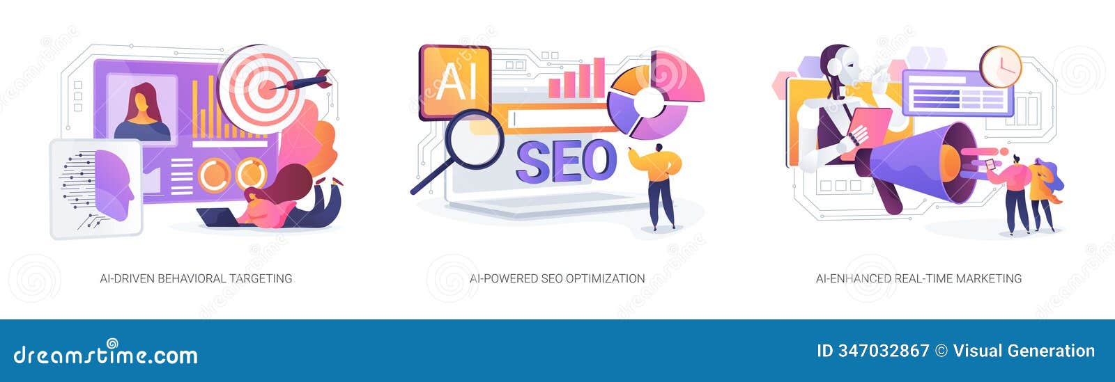 ai for marketing teams abstract concept  s.