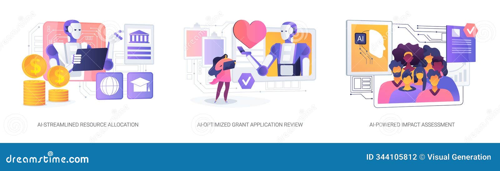 ai in nonprofit and social impact abstract concept  s.