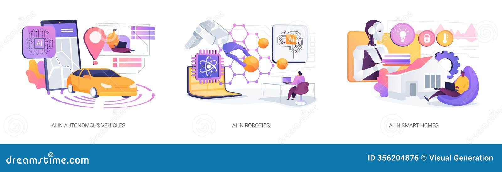 ai-powered life innovations abstract concept  s.