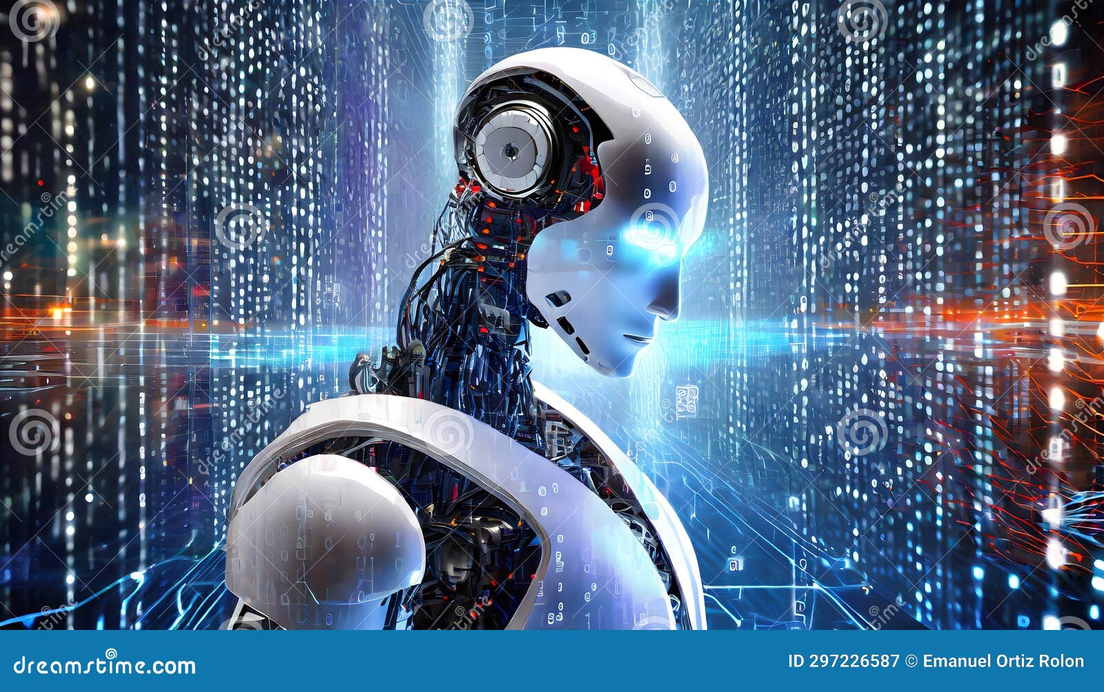 Ai Robot Matrix Stock Illustrations – 1,380 Ai Robot Matrix Stock  Illustrations, Vectors & Clipart - Dreamstime