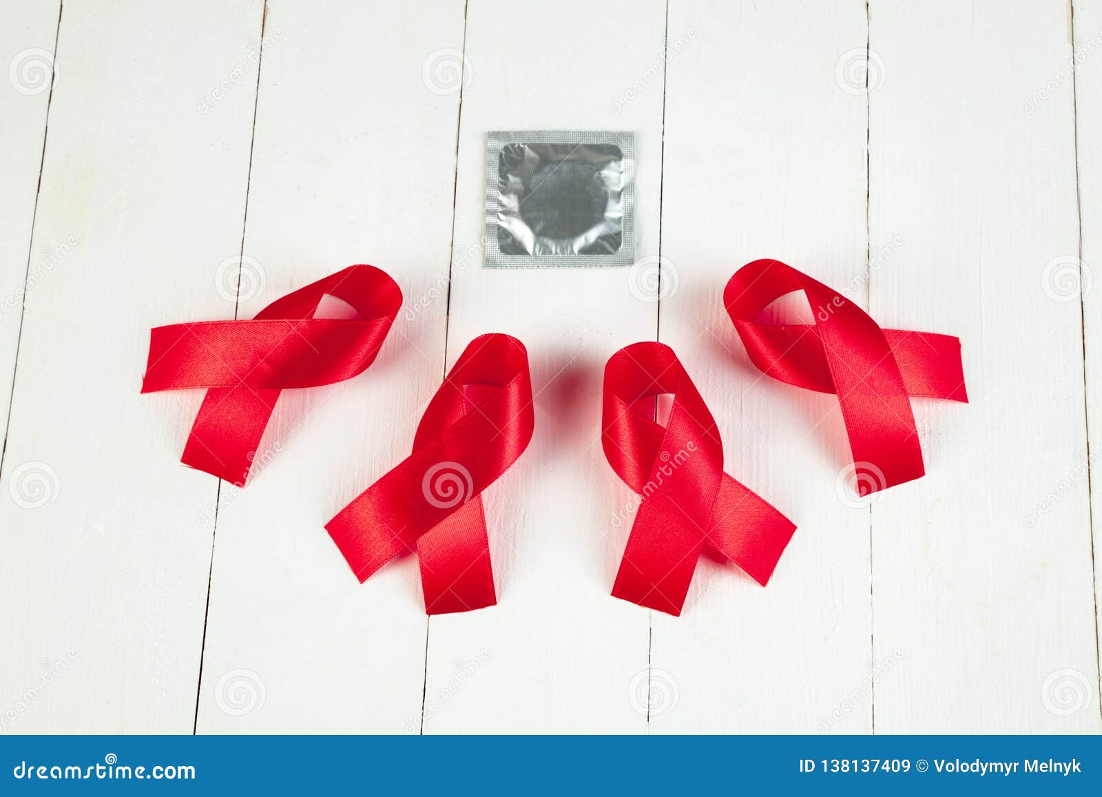 Aids Awareness Sign Red Ribbon World Aids Day Concept Stock Image Image Of Protection 