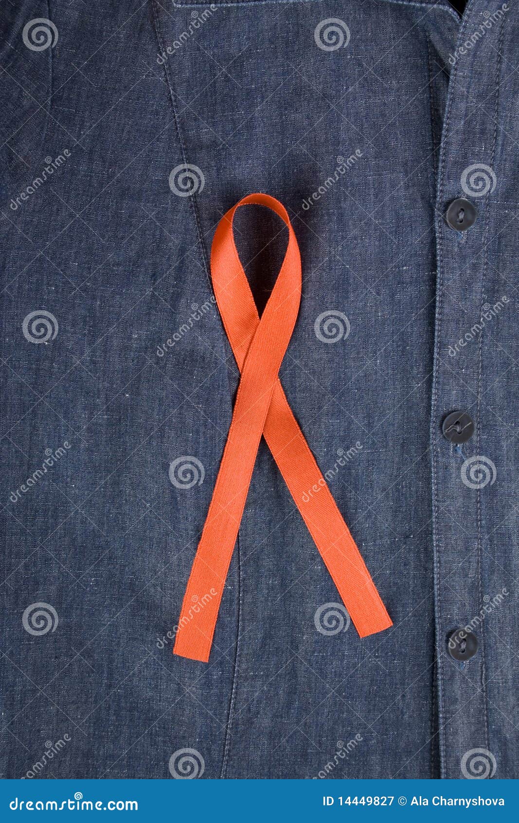 AIDS Ribbon Fastened on Clothing Stock Image Image of human, person