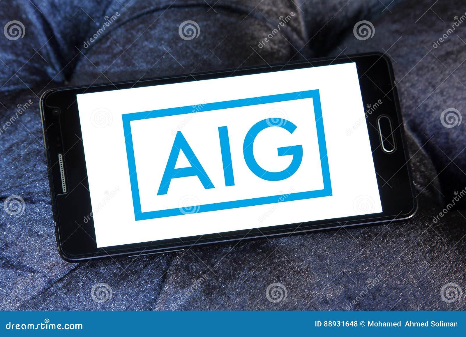 Aig insurance logo editorial stock photo. Image of munich - 88931648