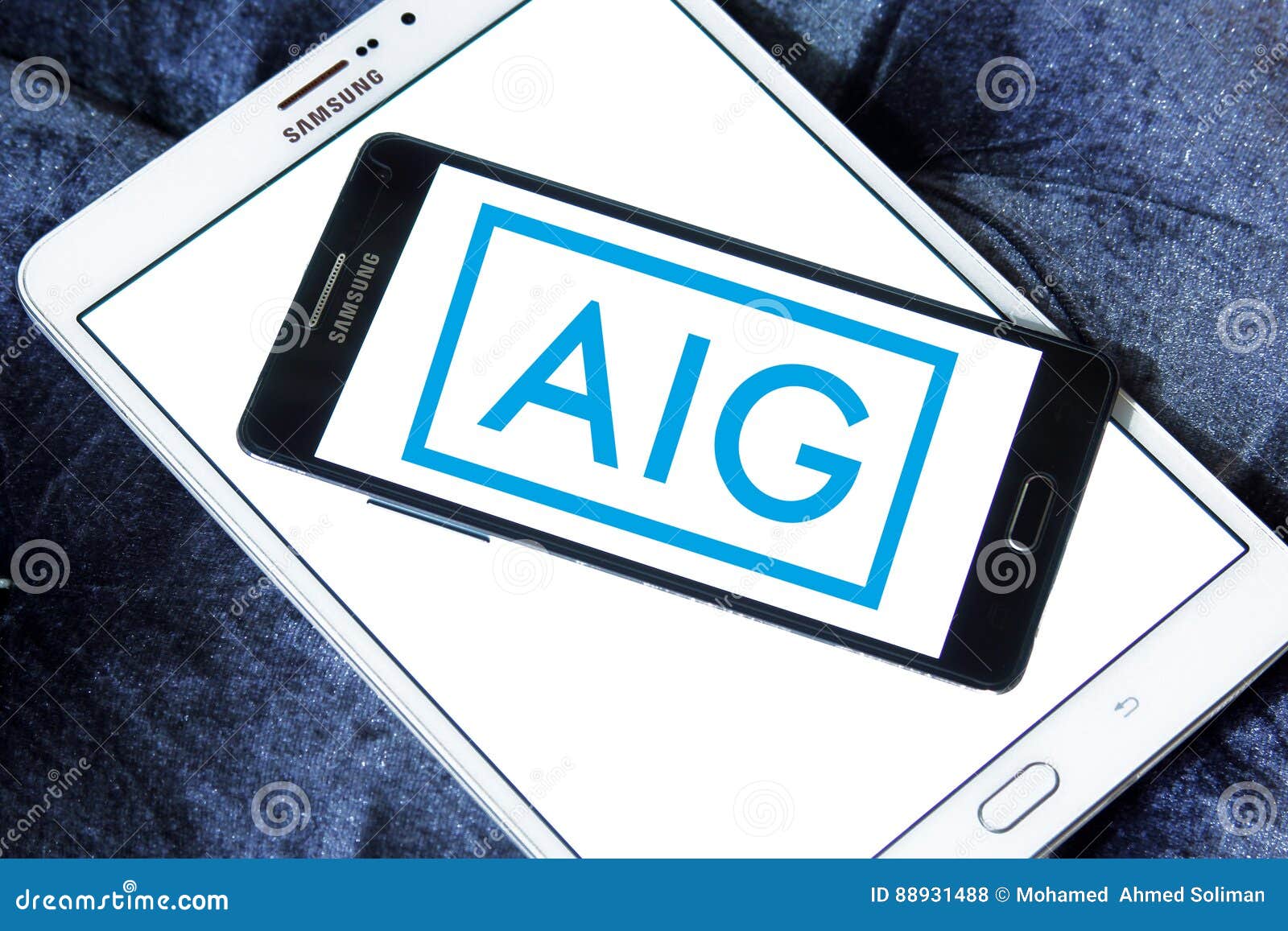 Aig insurance logo editorial stock photo. Image of collection - 88931488