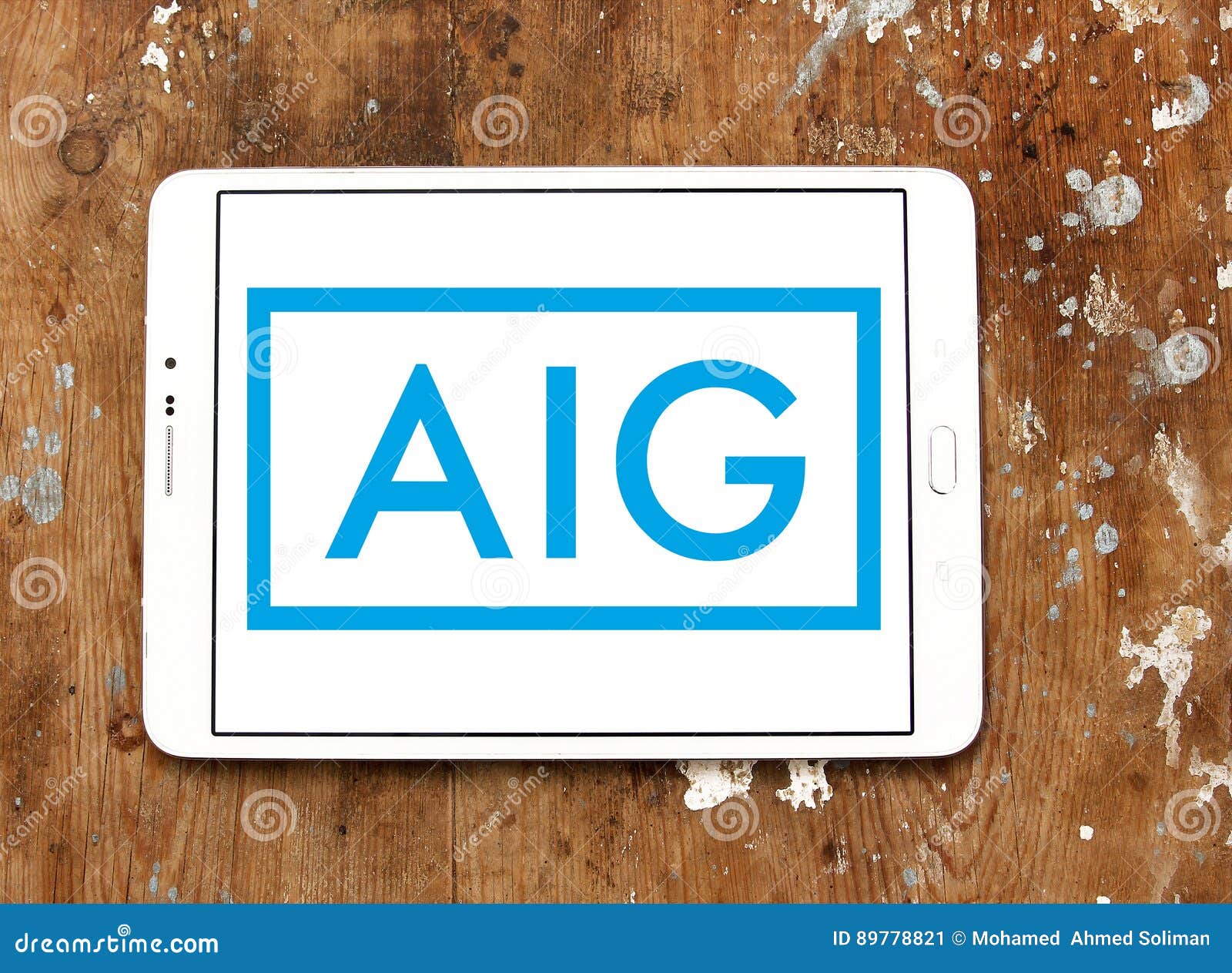 Aig Insurance Logo Editorial Photo Image Of Coverage 89778821