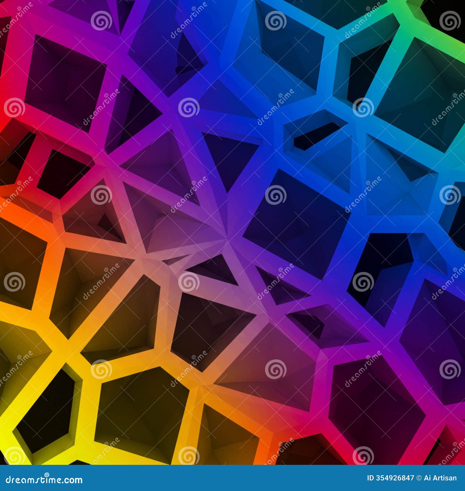 aigenerated seamless geometric pattern with modern abstract style.