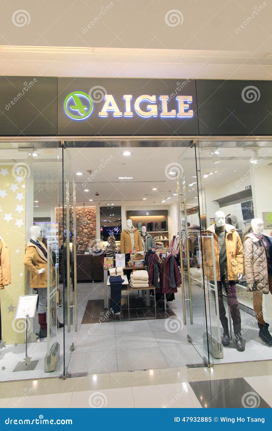 Opsætning Udvej udløb Aigle shop in hong kong editorial image. Image of shop - 47932885
